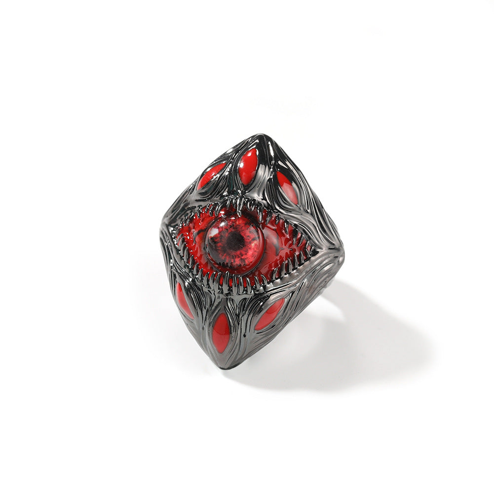 Rings Niche Design Eyes Parasitic Ring ins Wind Premium Retro Spectrum