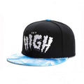 Trendy flat brimmed snapback hats adjustable spring autum