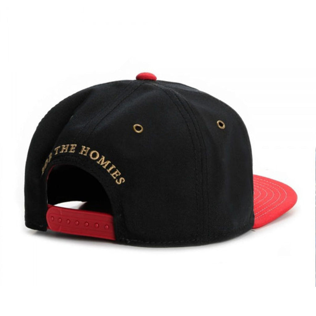 Trendy flat brimmed snapback hats spring and summer breathable sunshade