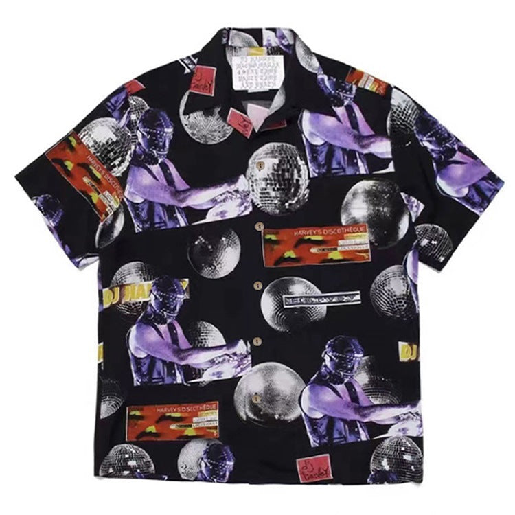 GUILTYPARTIES TIGER Shirts DJ Harvey 20ss Joint 30th Anniversary Tour Hawaii Short Sleeve Shirt Men