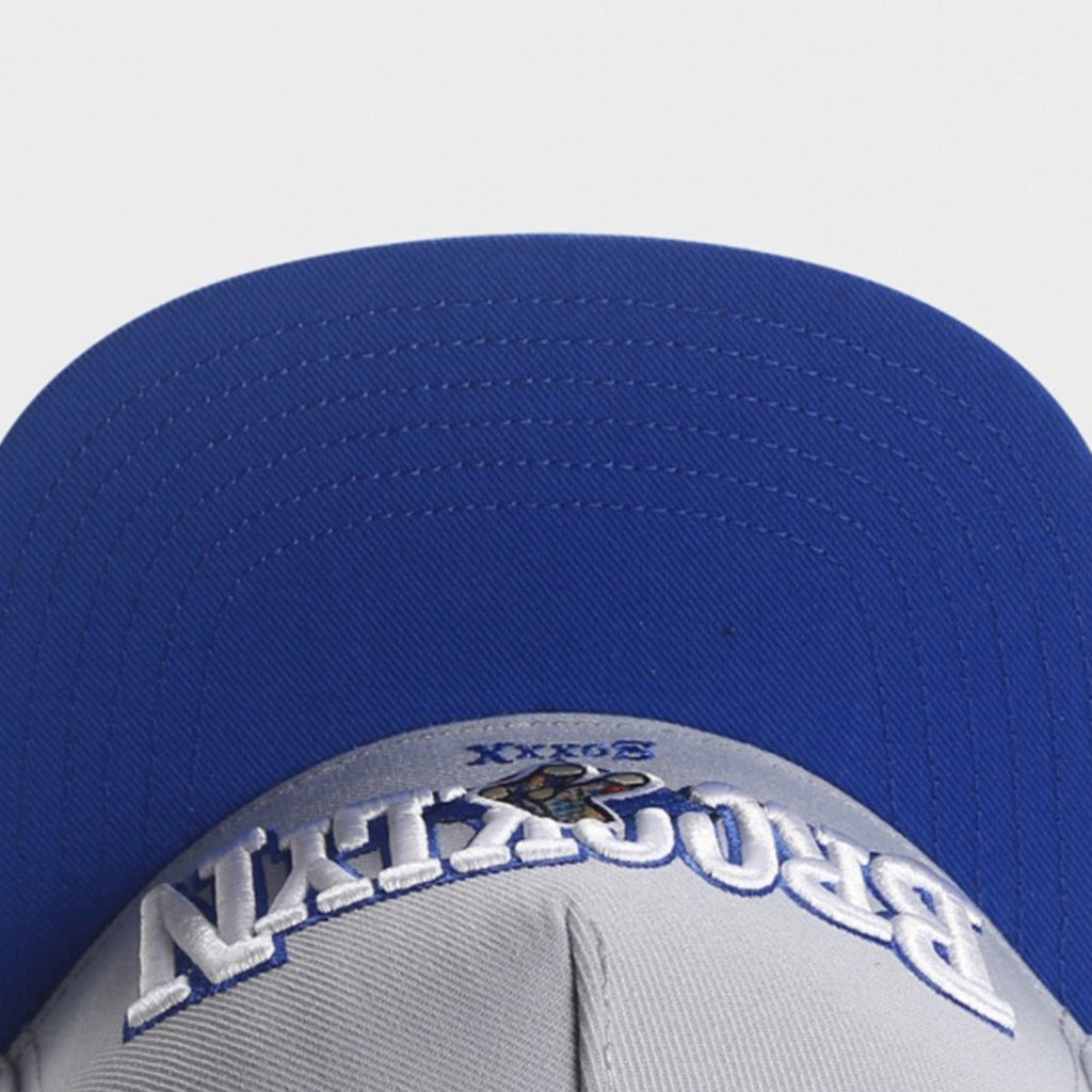 Trendy flat brimmed snapback hats BROOKLYN Sunshade Vintage