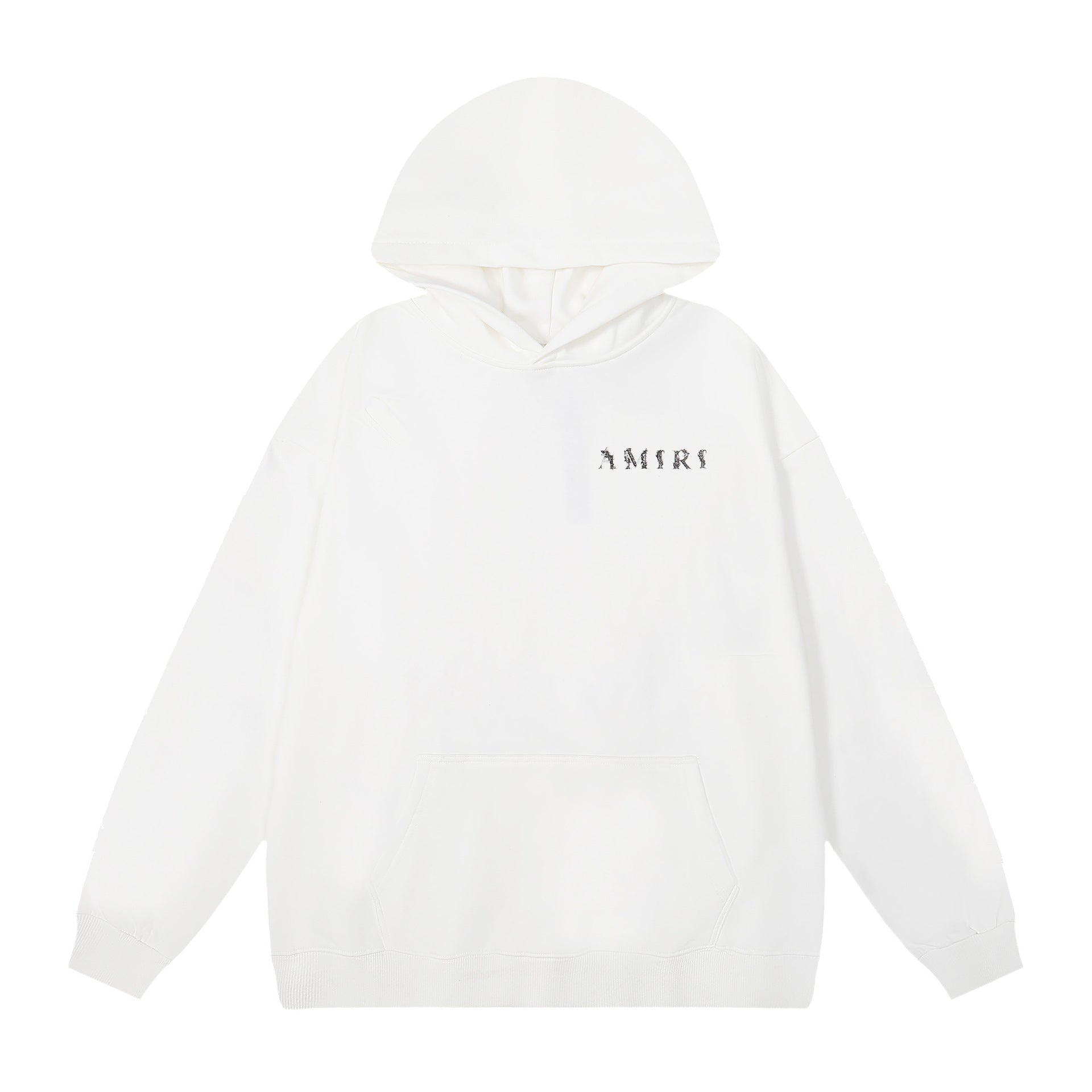 Amiri Hoodie OW Seagrass Alphabet Print Hooded Sweater Men and Women