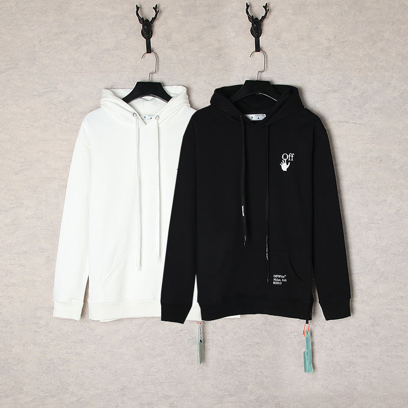OW hoodie oil painting series arrow hooded