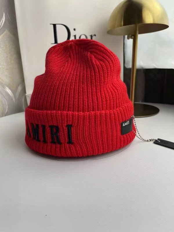 Amiri Knitted Hat AM Trend Embroidery