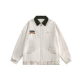 Unisex Jacket Vintage Overalls Jacket Men's and Women's Casual Loose Detroit Jacket