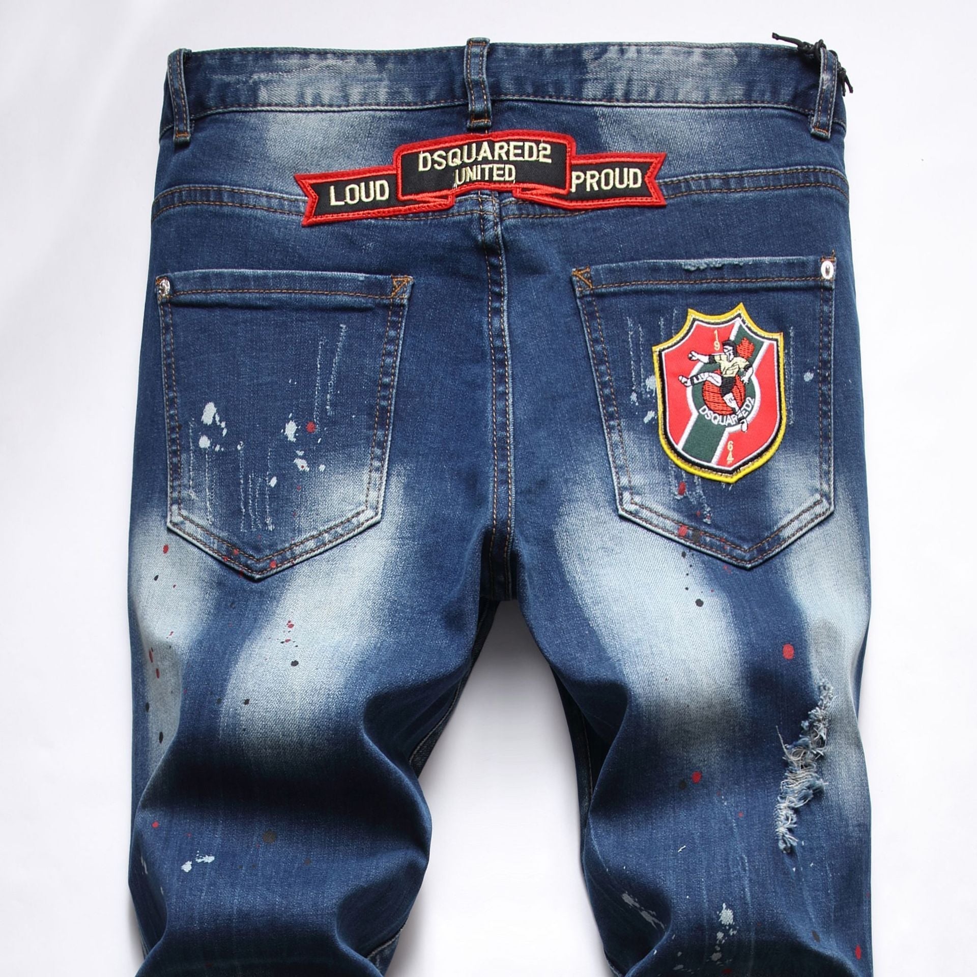 DSQ2 Jeans Ripped Stretch Jeans