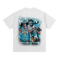 Nba T Shirt Basketball Printed Short-Sleeved Top Direct Injection European and American T-shirt Loose