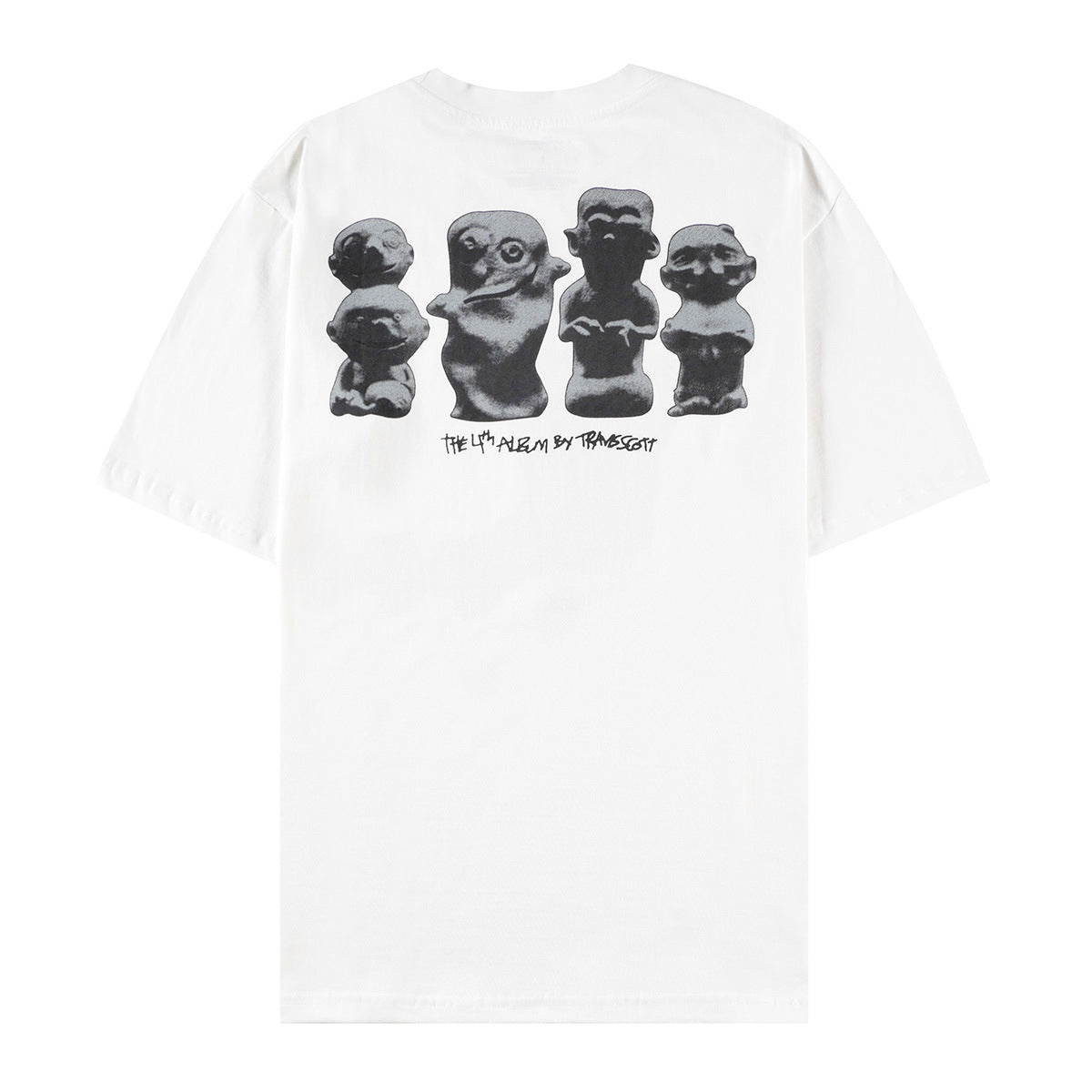 Travis Scott T-Shirt TRAVIS SCOTT CACTUS JACK Loose Crew Neck Short Sleeve