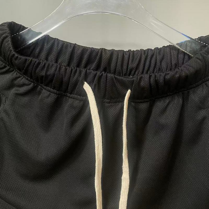 Mixed Emotion Shorts Flame Print Mesh Sports Quick-Drying Basketball Pants Mesh Pants