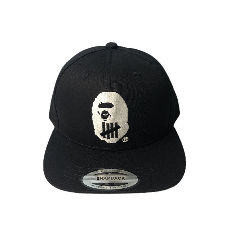 Bathing Ape Bape Hat Trendy brand ape head baseball cap Girls five bars flat edge hat Men's Japanese aape cap
