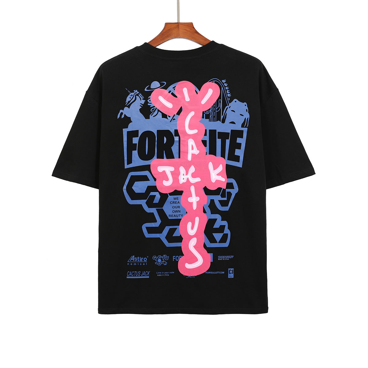 Travis Scott T-Shirt Travis Scott Cactus Jack Loose Short Sleeve T-Shirt