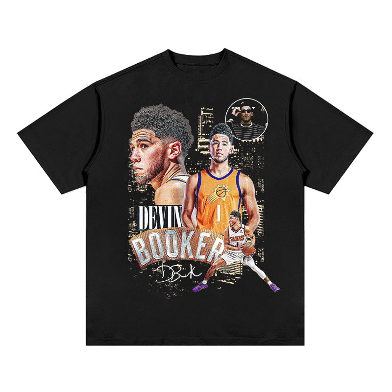 Nba T Shirt Short Sleeve T-shirt Top Men and Women Loose