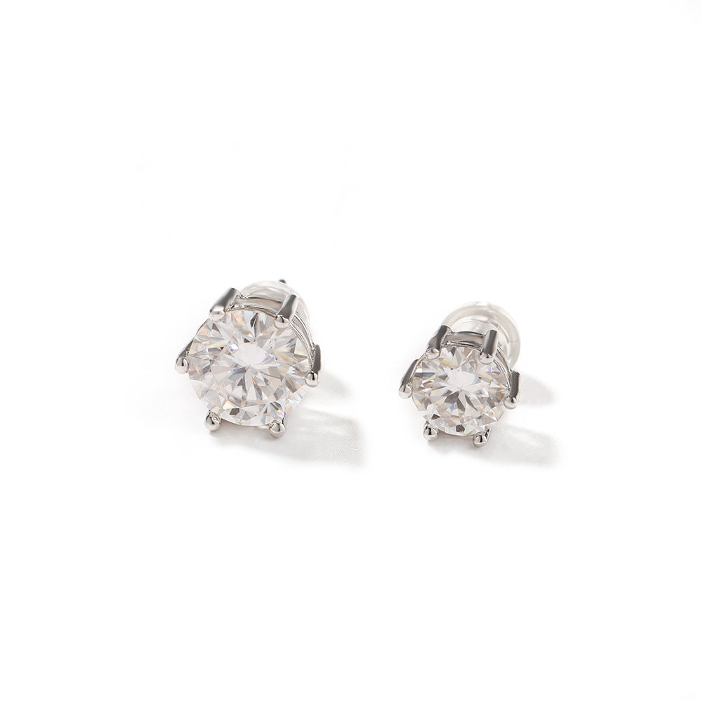 Earrings Zircon 925 Silver Earrings Spectrum St. Valentine's