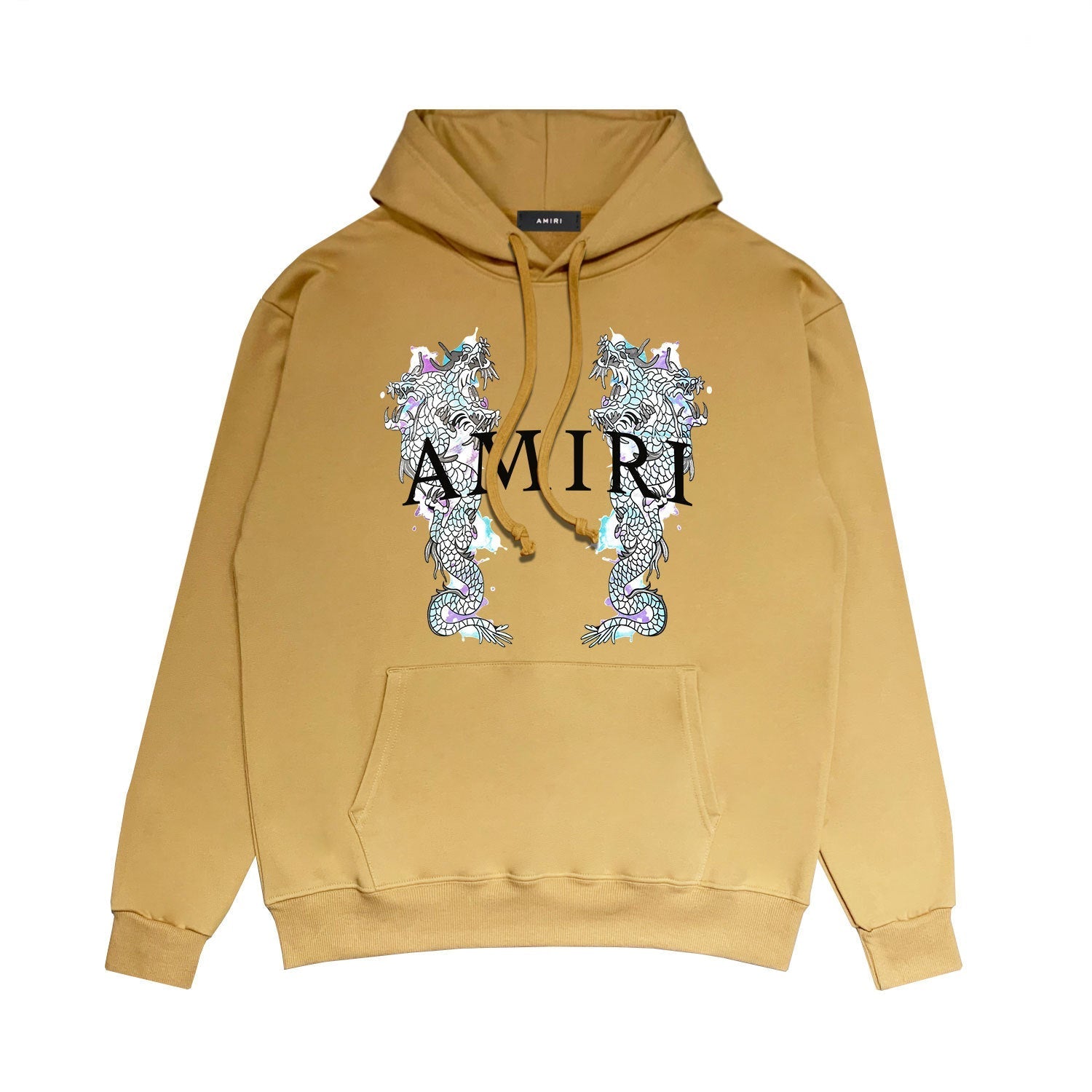 Amiri Hoodie Long Fashion Brand Hoodie Sweatshirts Hooded