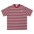 High-quality pure cotton T-shirt shoulder sleeve striped short sleeve