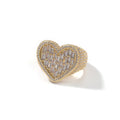 Rings Ring Personality Hip Hop T-Party Love Zircon St. Valentine's Spectrum