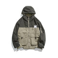 Unisex Jacket Vintage Shell Jacket Loose Hooded Coat Men's and Women's Jacket