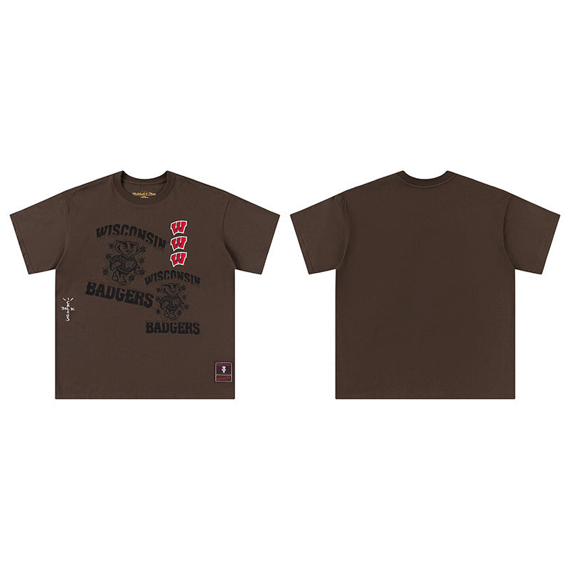 Travis Scott T-Shirt TRAVIS SCOTT Short Sleeve Summer KAWS Hip Hop T-Shirt