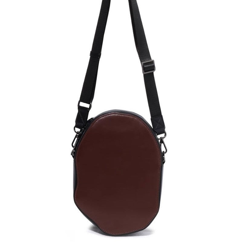 Bathing Ape Bape Bag Accessories: Ape-patterned PU leather zippered crossbody bag/shoulder bag