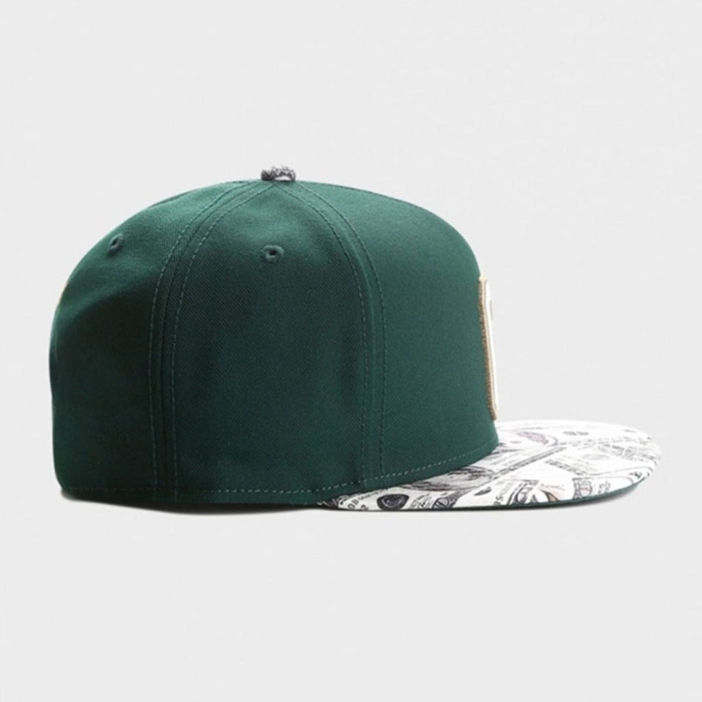 Trendy flat brimmed snapback hats letterc