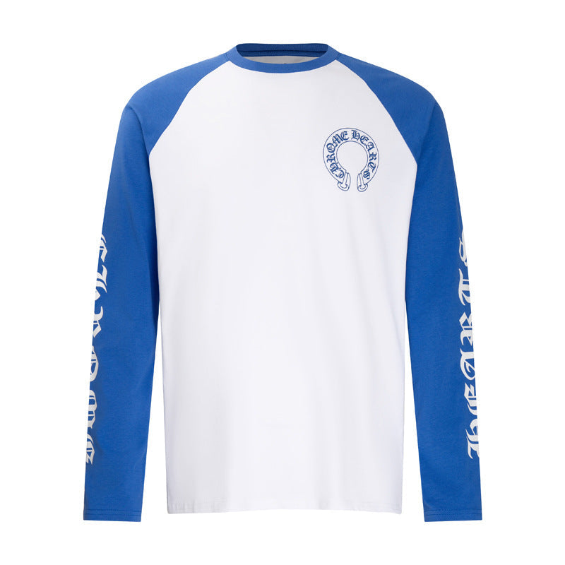CHH  Heart Long Sleeve Shirt Unisex Fashion Loose Long Sleeve Shirt