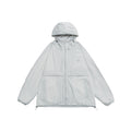 Unisex Jacket Waterproof Exercise Hooded Coat Men and Women Couple Loose Top Jacket