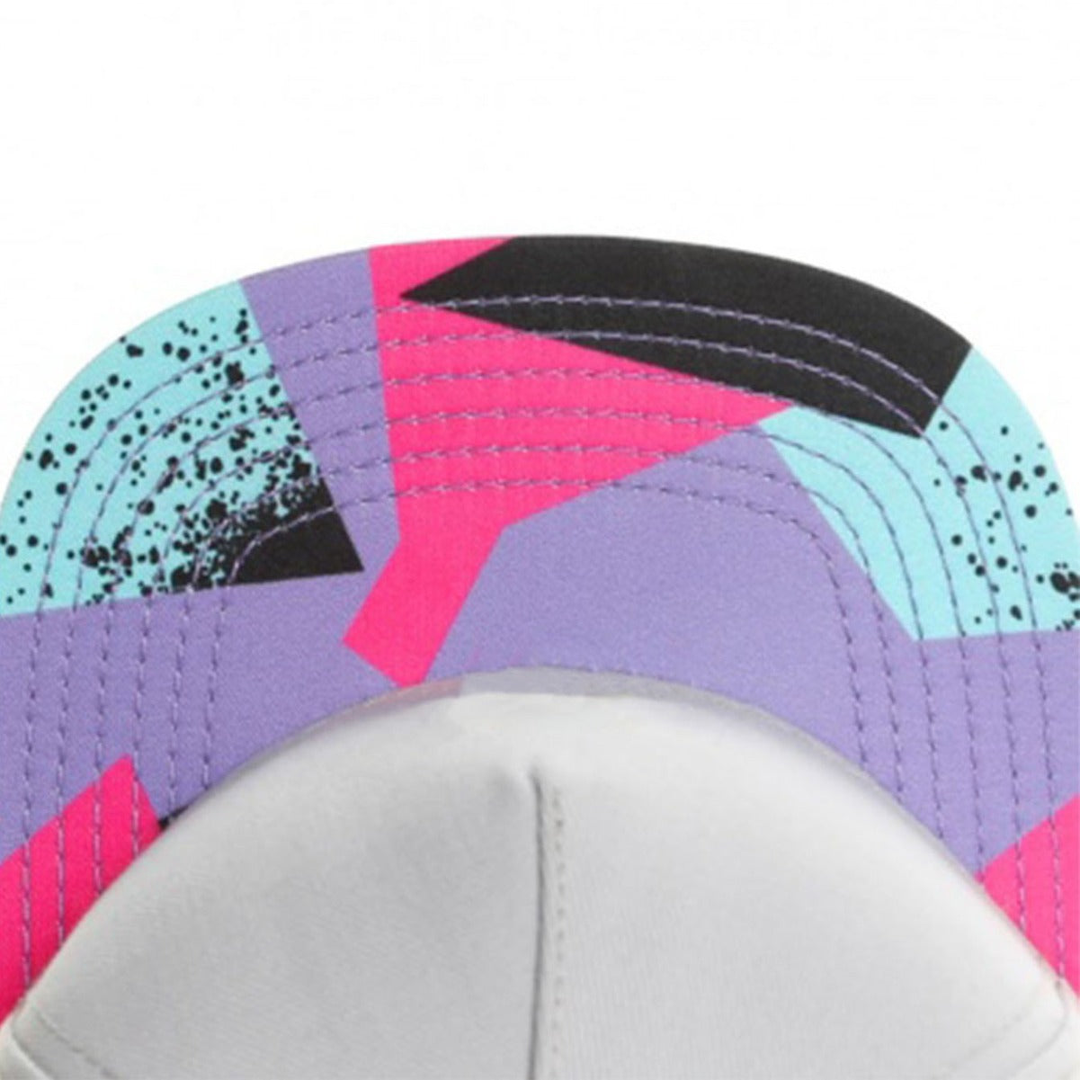 Trendy flat brimmed snapback hats blank without embroider