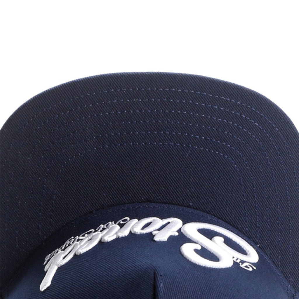 Trendy flat brimmed snapback hats letterstonedembroider sunshade