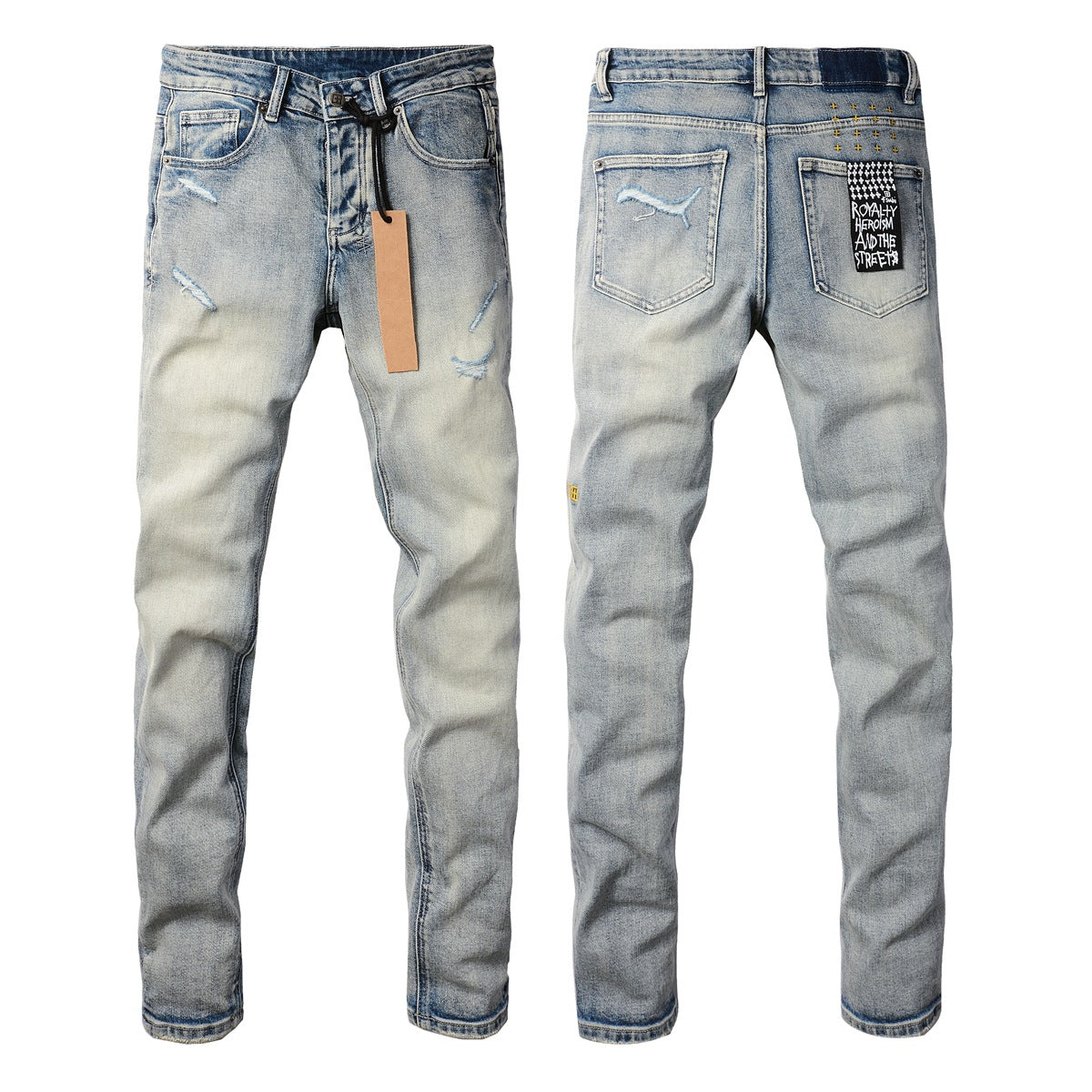 KSUBI Jeans Slim Fit Casual Stretch Jeans