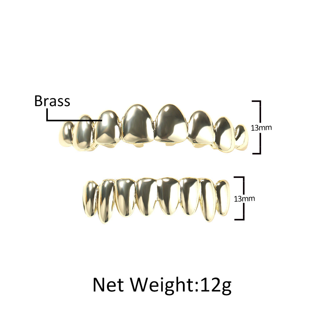 Grillz Rap Smooth 8 Tooth Irregular Braces Spectrum