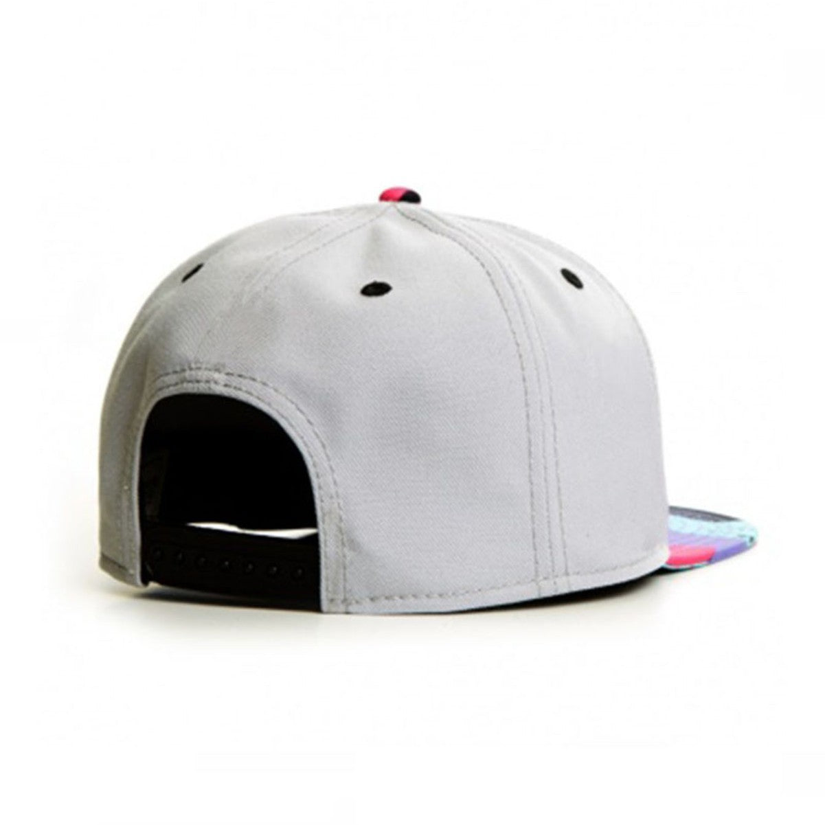 Trendy flat brimmed snapback hats external iron label
