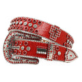 Hip-hop punk rhinestone belt flash diamond wide belt