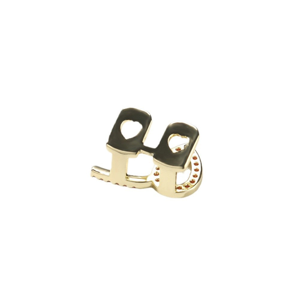 Grillz Single Hollow Diamond Braces HIPHOP Spectrum