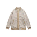 Unisex Jacket Reversible Jacket Plaid Coat