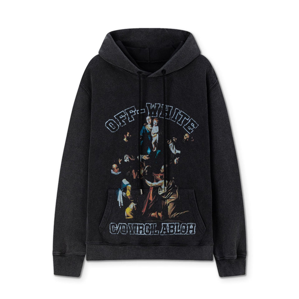 OW  hoodie oil painting series pattern pullover hooded