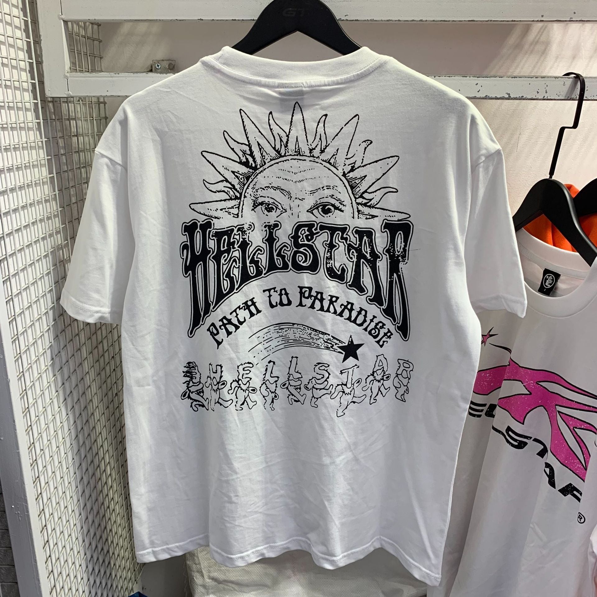 HS T Shirt Color Spiral Print Casual Loose