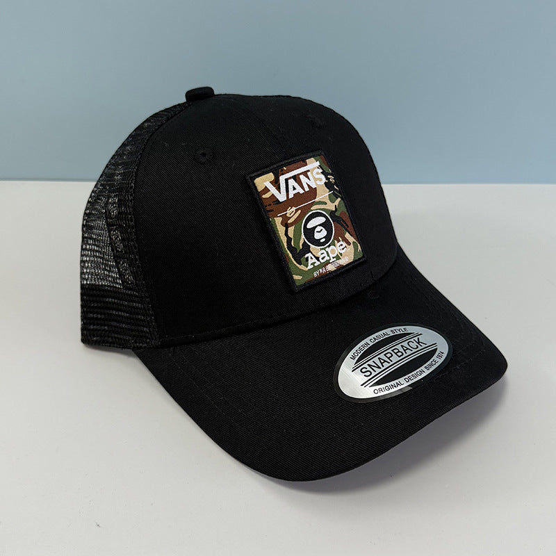 Bathing Ape Bape Hat Ape Head Cap Shade Breathable Baseball Net Cap