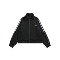 Unisex Jacket Vintage Jacket Loose Short Stand Collar Sports Jacket