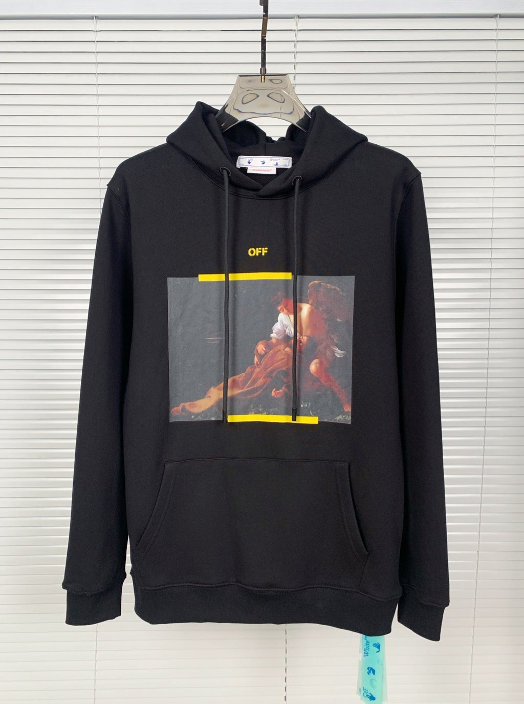 OW  hoodie oil painting series arrow pattern hooded