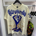 HS T Shirt Yoga Girl Print Casual Loose