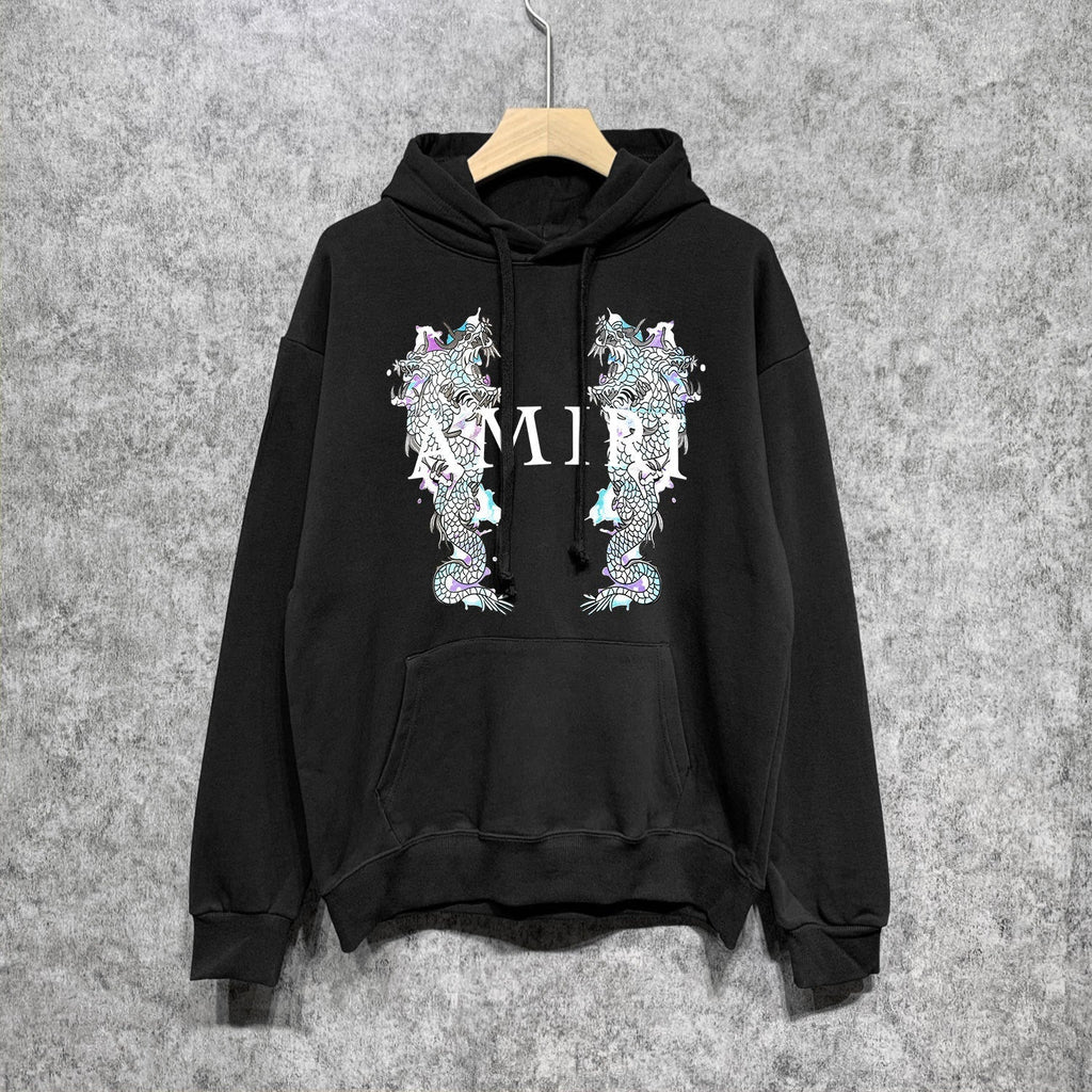 Amiri Hoodie Long Fashion Brand Hoodie Sweatshirts Hooded