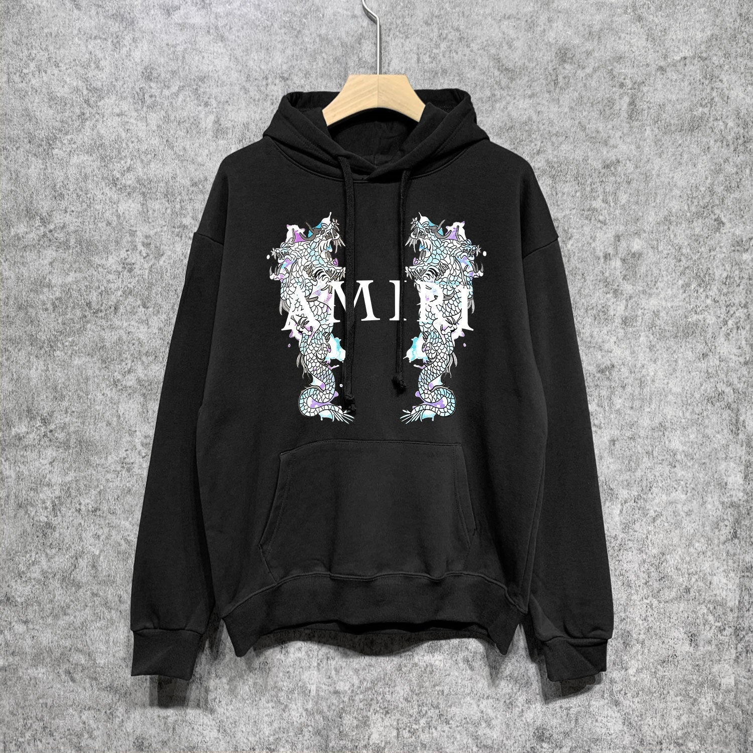 Amiri Hoodie Long Fashion Brand Hoodie Sweatshirts Hooded