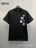 DSQ2 T Shirts D2 Color Printed Short Sleeves