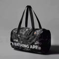 Bathing Ape Bape Bag Checkered camouflage shoulder bag, swimming/gym bag, tote travel bag