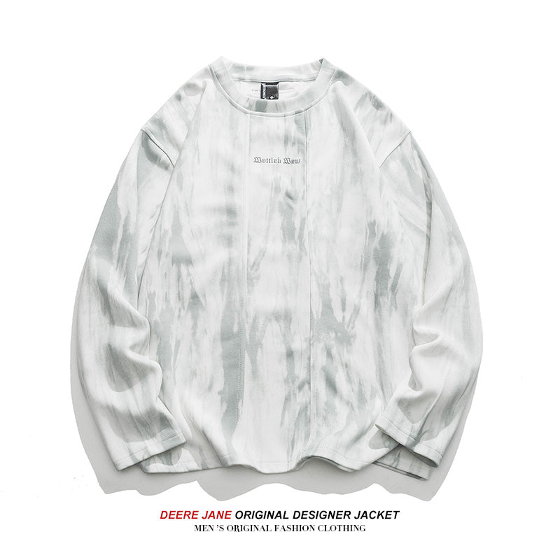 Men Pullover Hoodie Spring Sweater Men's Loose All-Match Casual