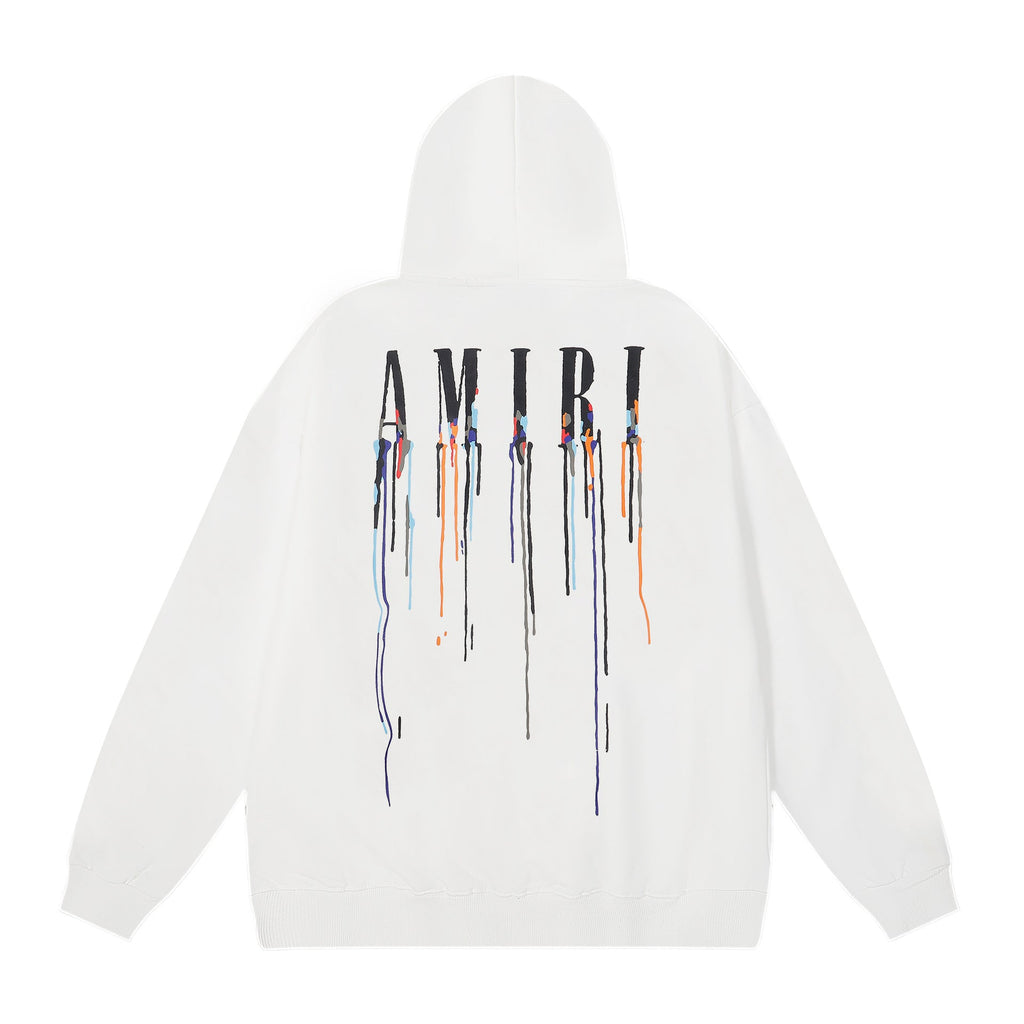 Amiri Hoodie AMI Letter logo print hooded sweater for men and women