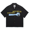 GUILTYPARTIES TIGER Shirts Ghost Graffiti Hairy Hand Illustration Hawaiian Short Sleeve Shirt