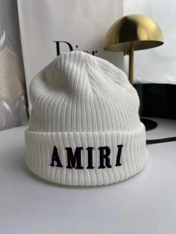 Amiri Knitted Hat AM Trend Embroidery