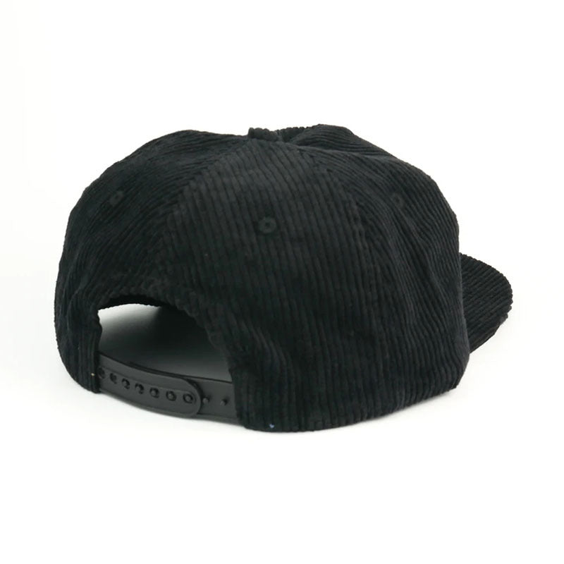 Trendy flat brimmed snapback hats corduroy heattech