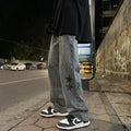 Men Jeans Spring and Autumn Wide Leg Trousers Hip Hop Retro Pants